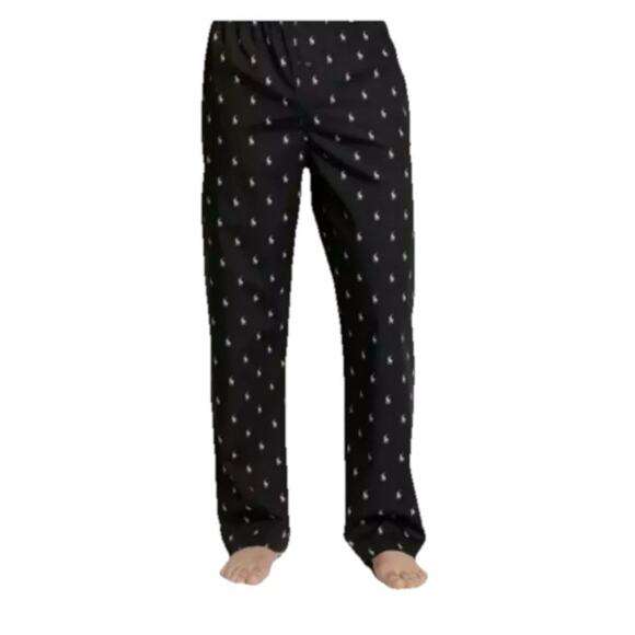Polo Ralph Lauren Size 3xT Sleep Pants Black Poli Logo Classic Old Money Pony - Picture 1 of 4